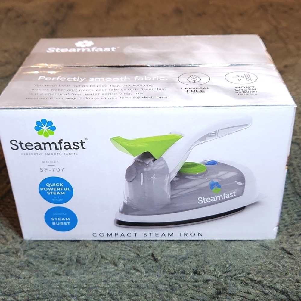 Compact steam iron